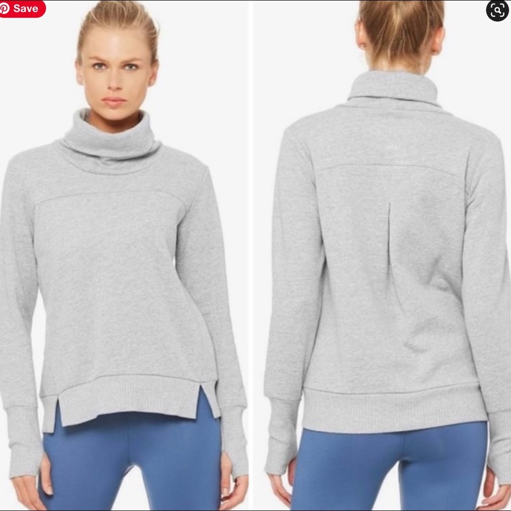 Alo Yoga Haze Funnel Neck Sweatshirt